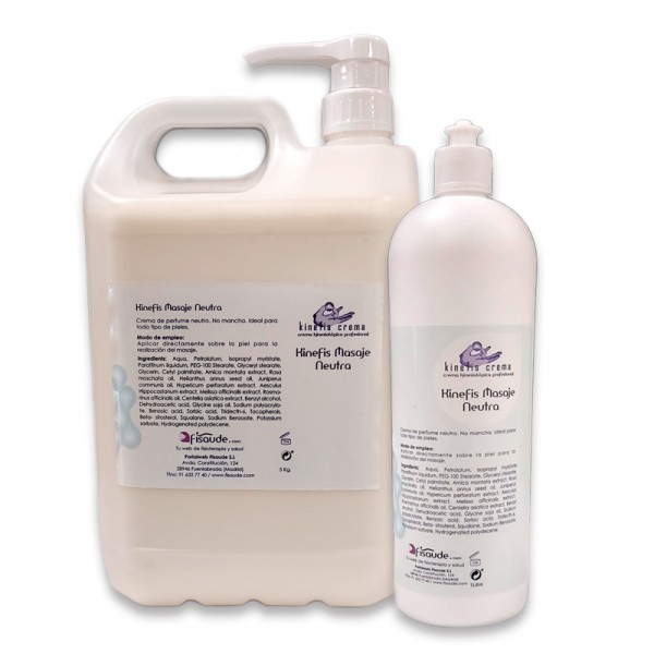 Kinefis Creme Massagem Neutra 5 Kg (garrafa rígida com dispensador) + 1 Bote de Creme Massagem Neutra 1 Litro de PRESENTE Kinefis Creme Massagem Neutra 5 Kg (garrafa rígida com dispensador) + 1 Bote de Creme Massagem Neutra 1 Litro de PRESENTE